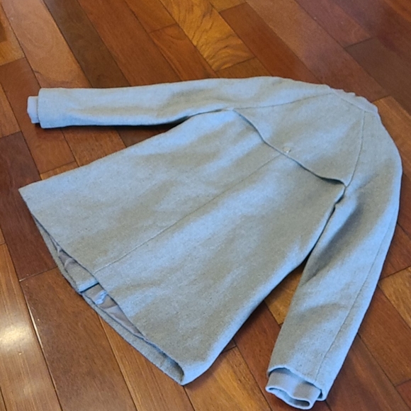 TU Branded crew neck grey coat - Picture 9 of 15